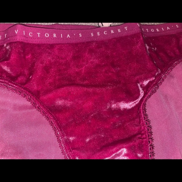 VICTORIA'S SECRET Velvet Logo Waist Bikini Panty - Picture 6 of 8